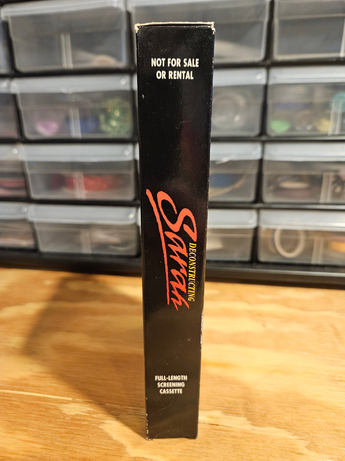 Deconstructing Sarah VHS SCREENER