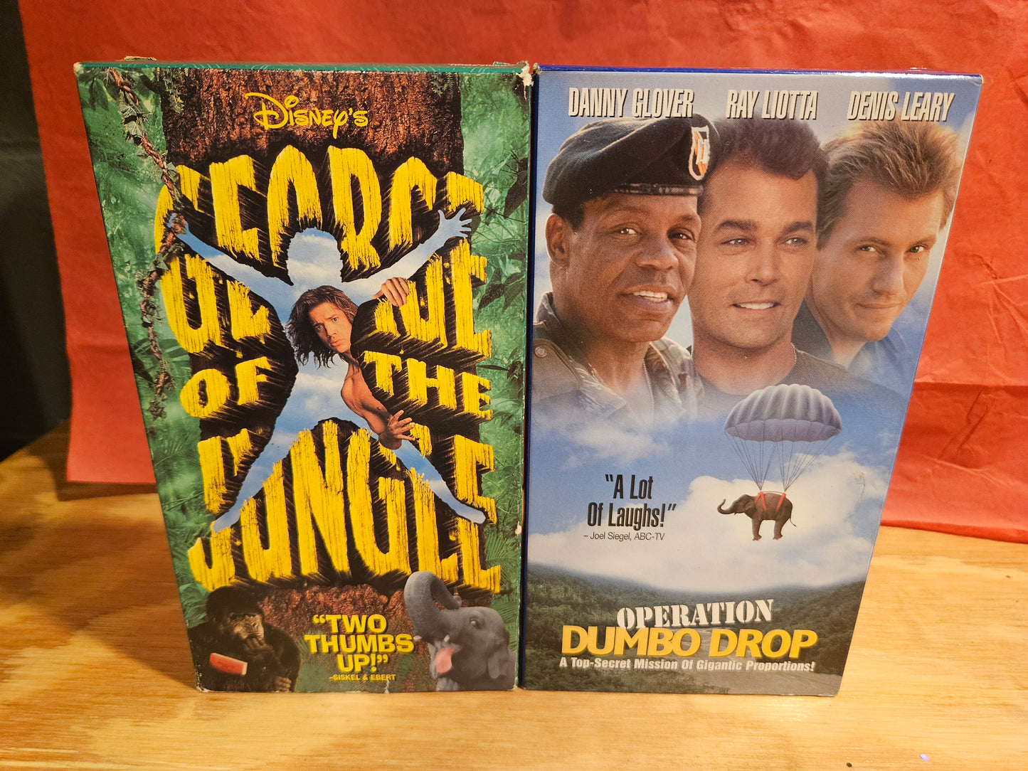 George of the Jungle & Operation Dumbo Drop VHS