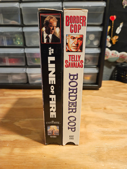In The Line of Fire, Border Cop VHS set