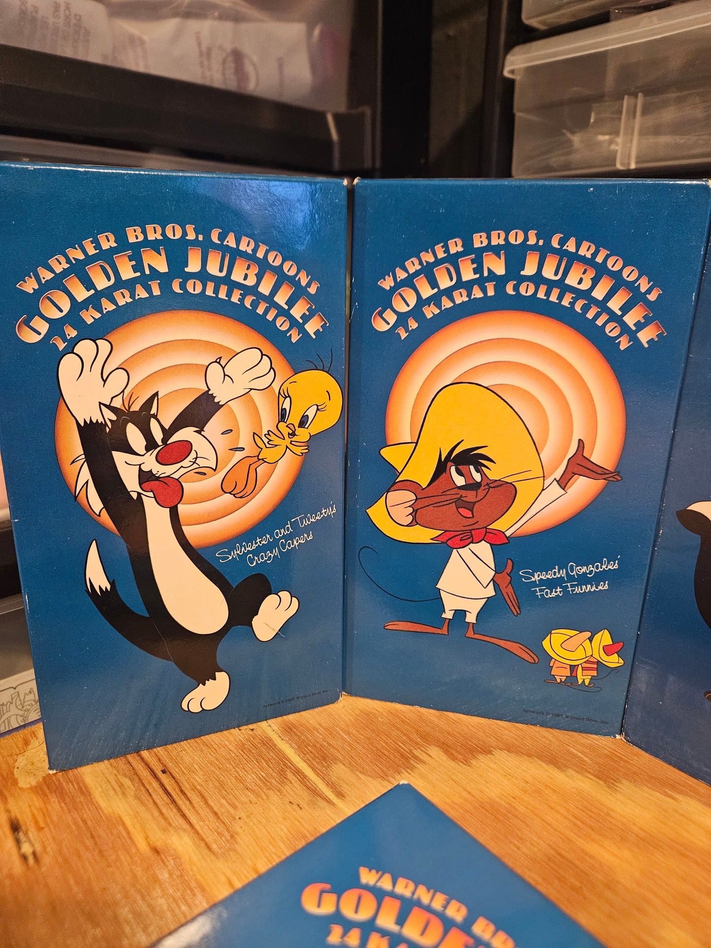 Looney Tunes - Warner Bros Golden Jubilee, Cartoon Cavalcade, The Looney Tunes Show VHS Lot