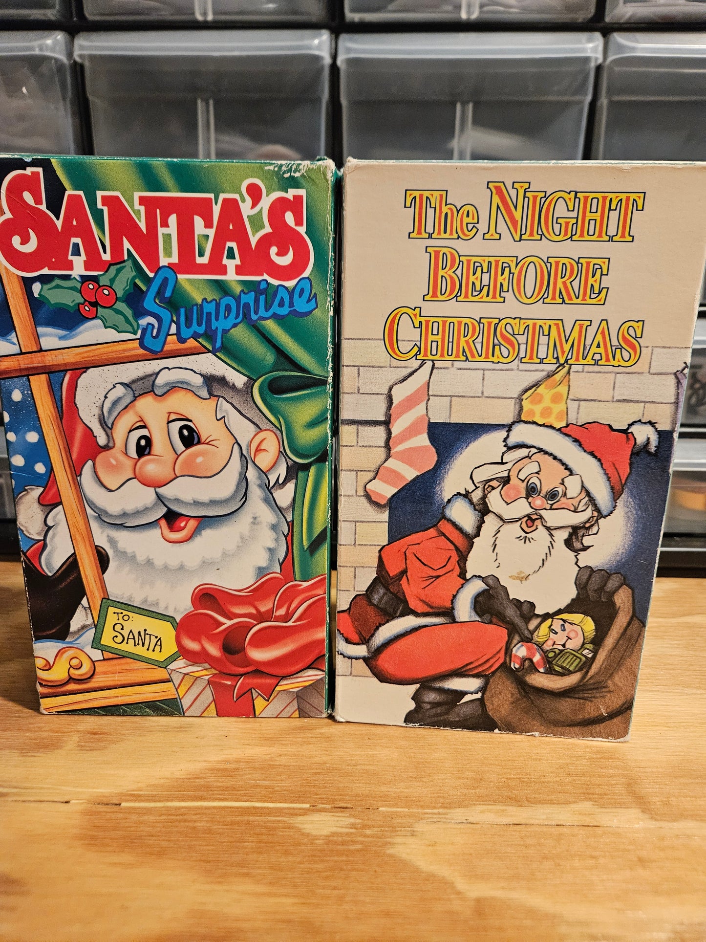 Santa VHS Set- Santa's Surprise and The Night Before Christmas