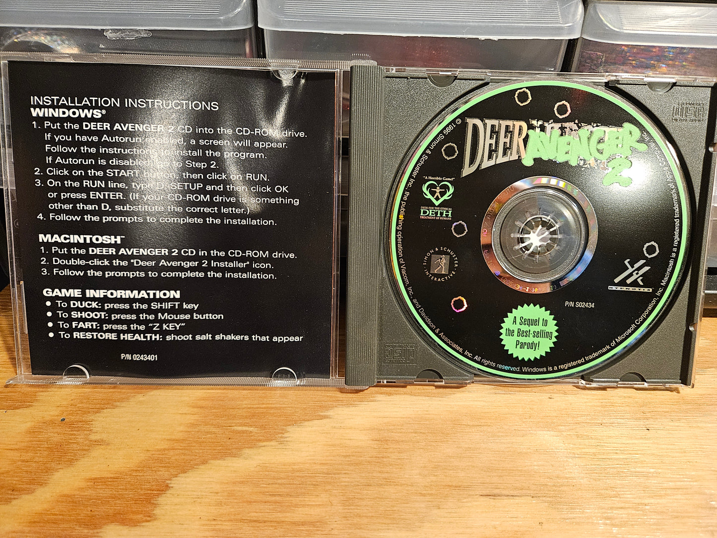 Deer Avenger 2 Windows/Macintosh CD-ROM