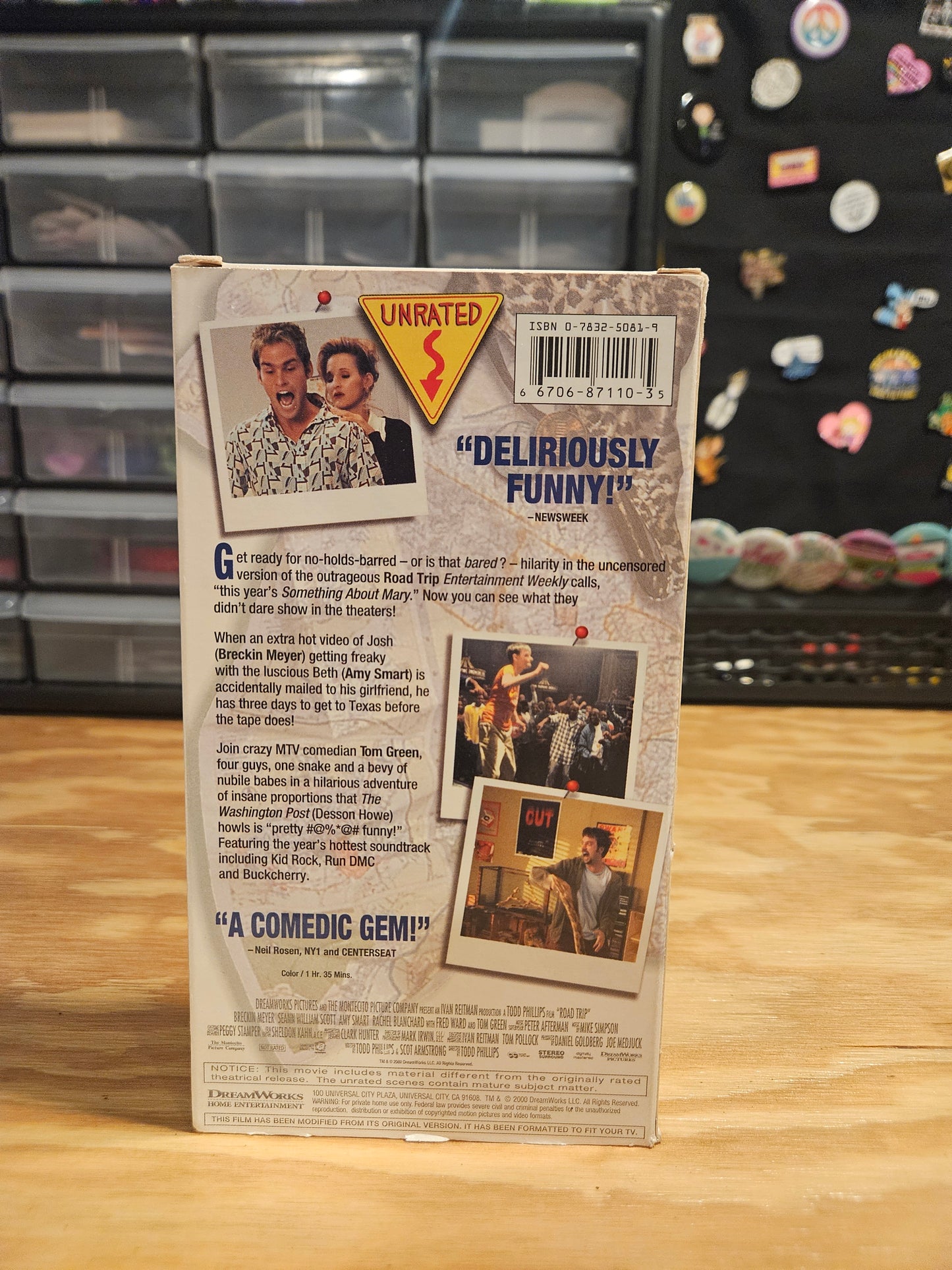 Road Trip VHS Unrated, Adult Comedy, Cult Classic. Previous Rental Video.