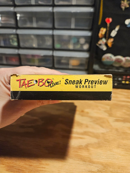 Tae Bo Live Sneak Preview Workout VHS
