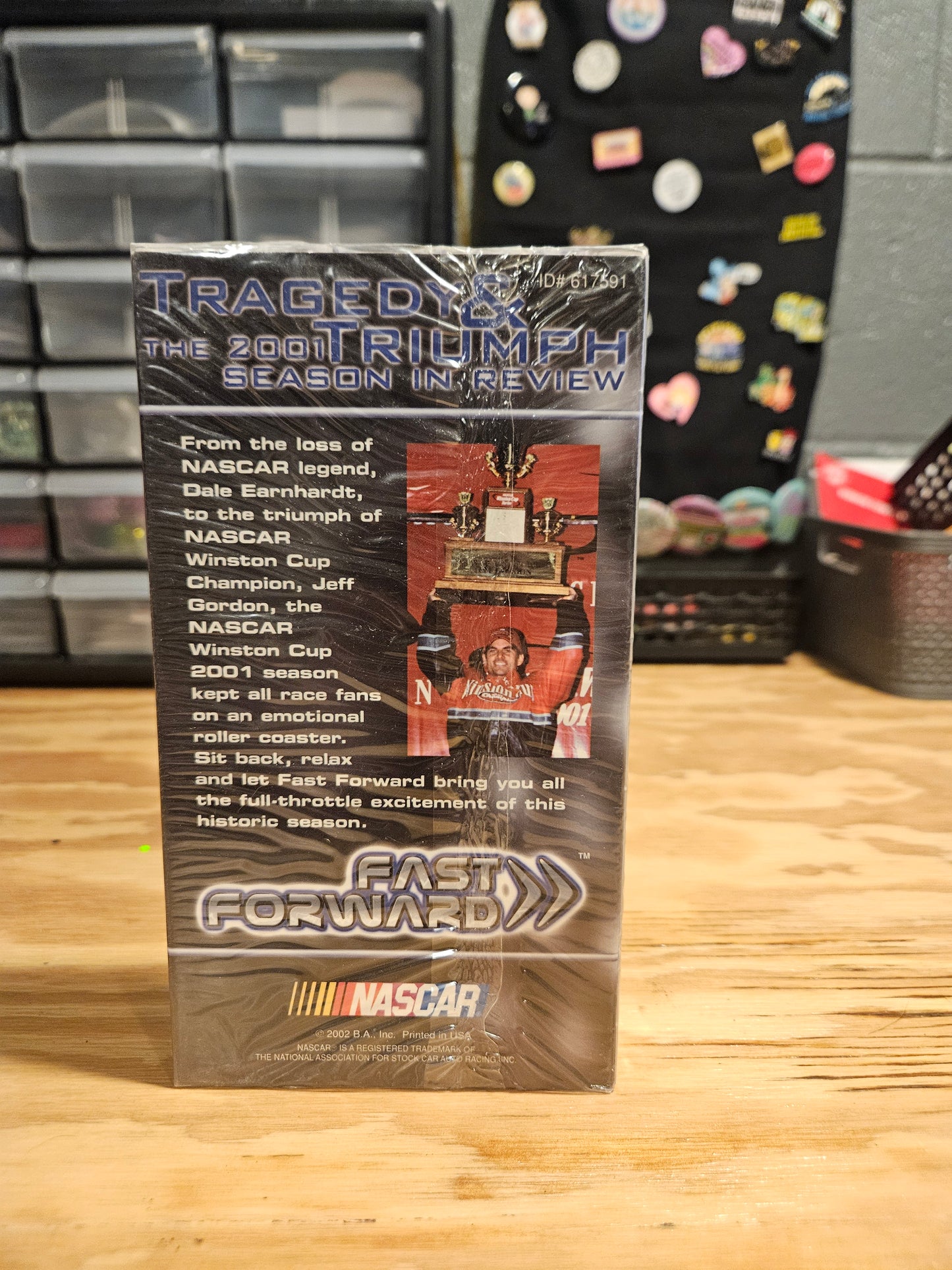 Fast Forward Nascar VHS 2001 Winston Cup Season. NEW SEALED TAPE