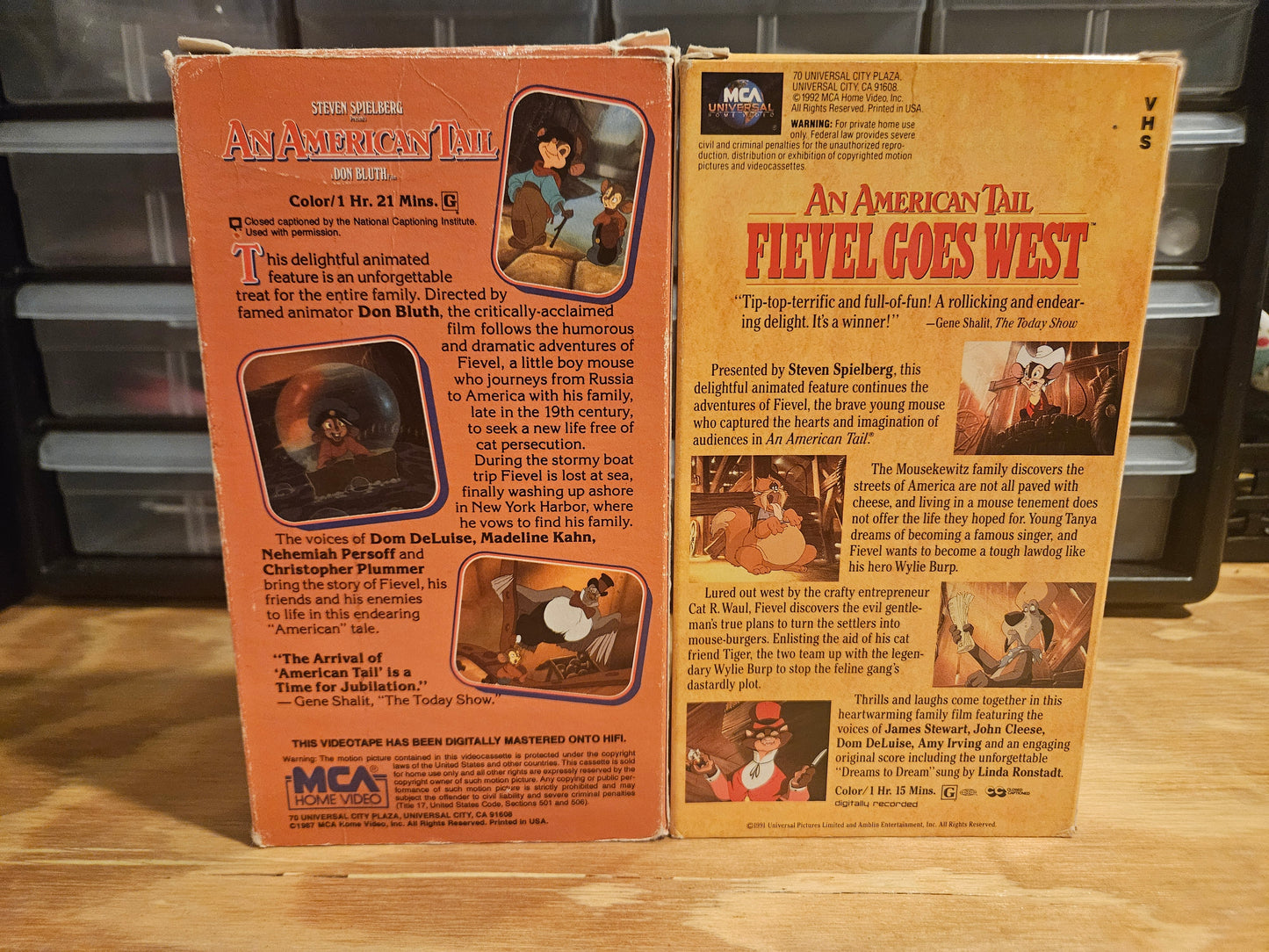 An American Tail and An American Tail: Fievel Goes West, MCA Universal