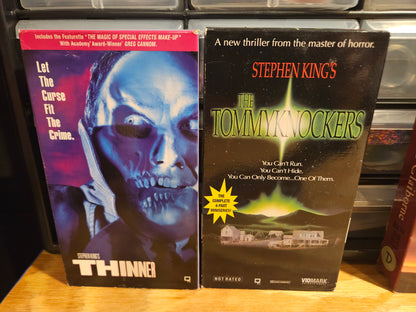 Stephen King VHS Set Cat's Eye, Thinner, Graveyard Shift, Dead Zone, Misery, Firestarter, Horror