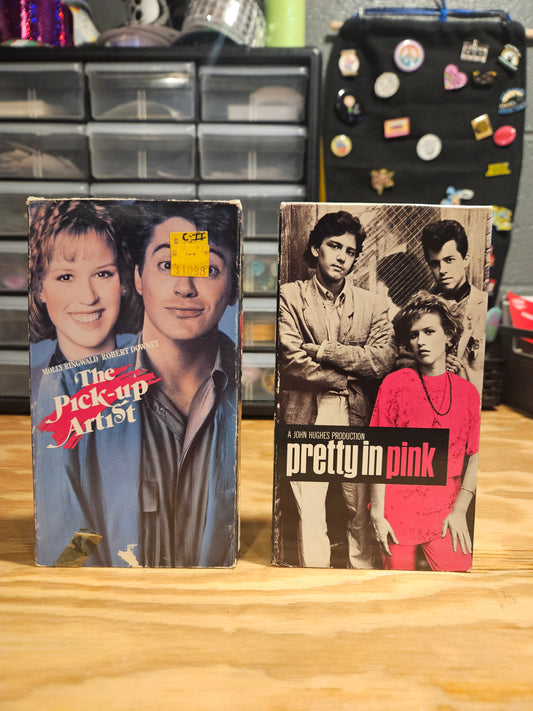 Molly Ringwald Set- The Pick-up Artist, Pretty in Pink VHS