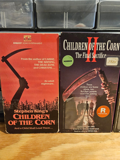 Children Of The Corn VHS Lot 1, 2, 3, 5, 666