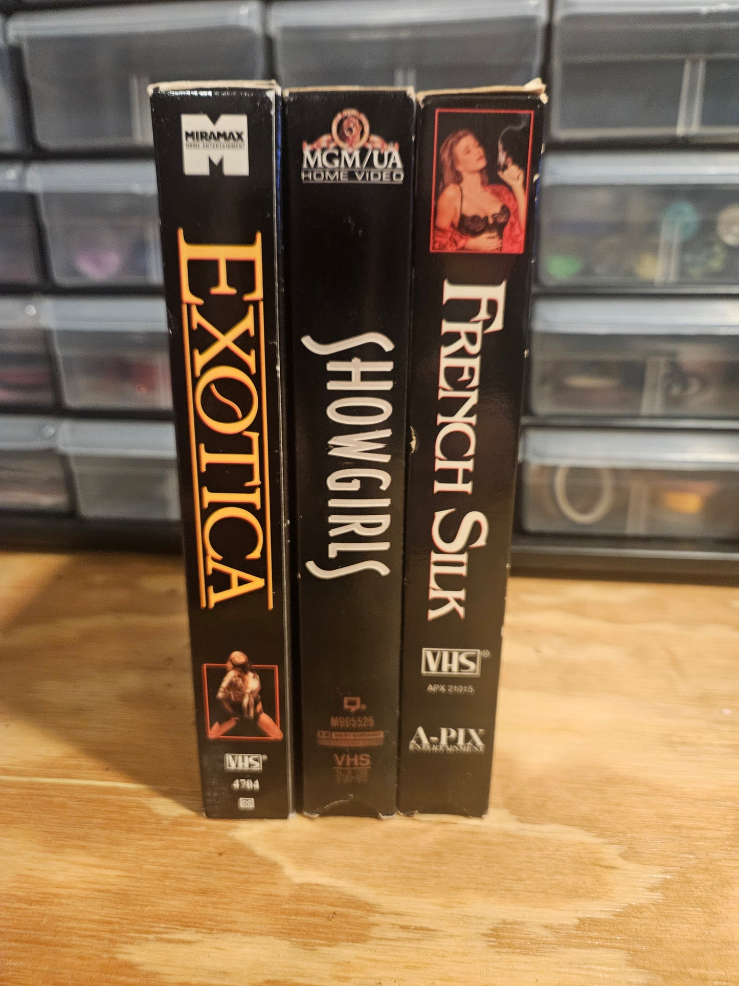French Silk (SCREENER), Show Girls (Rental Video), Exotica VHS Set, Adult