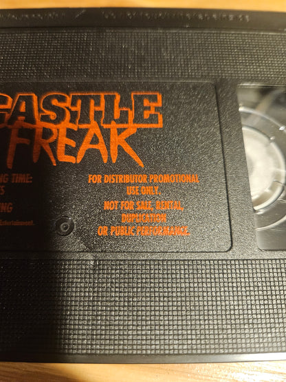 Castle Freak VHS, SCREENER/PROMO TAPE! Full Moon Entertainment. Rare Tape!