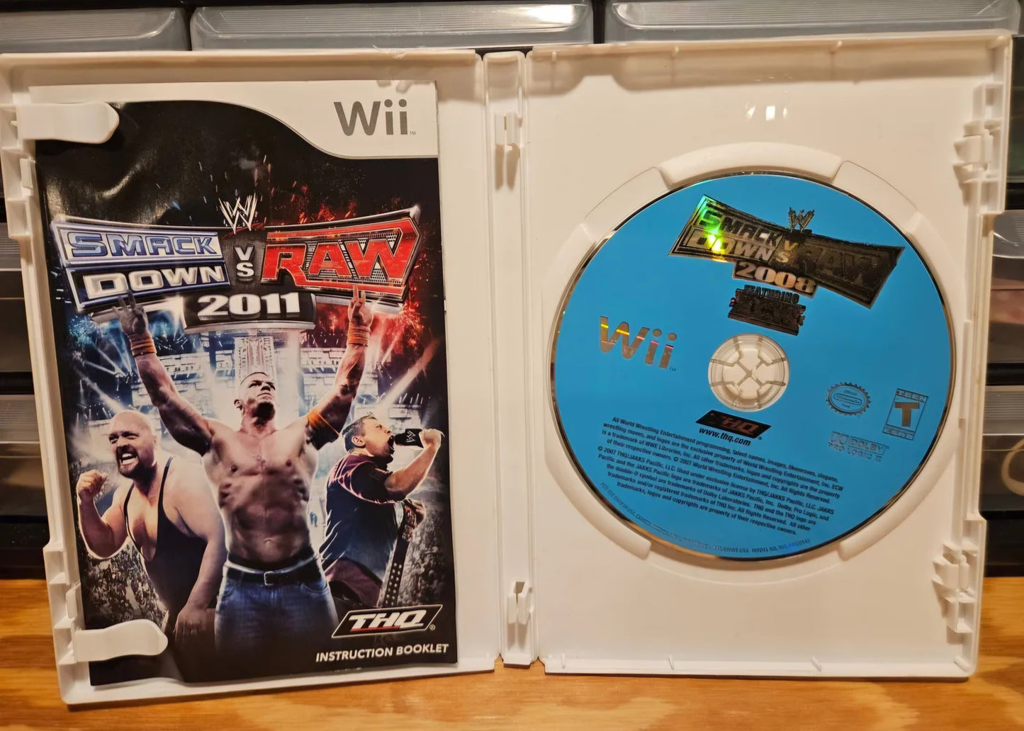 WWE Smackdown VS Raw 2008 Wii Game, THQ