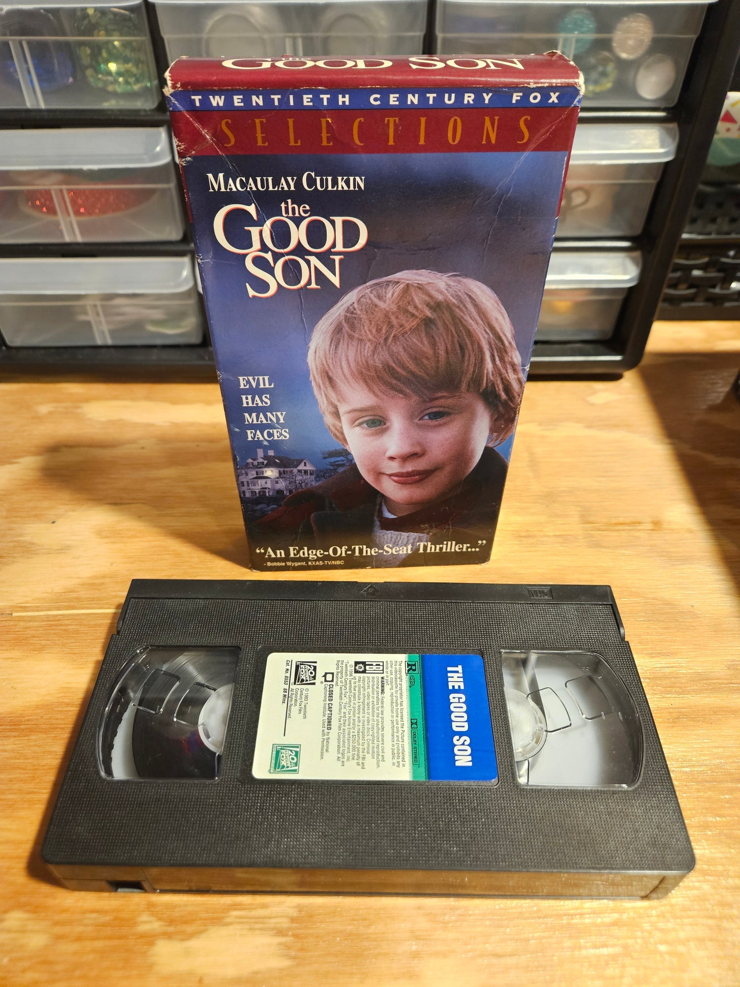 The Good Son VHS, Thriller, Macaulay Culkin, Elijah Wood