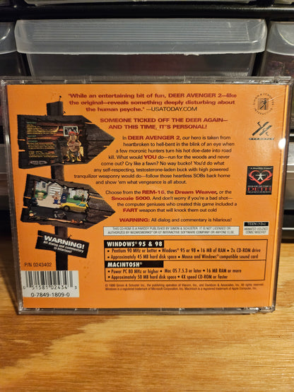 Deer Avenger 2 Windows/Macintosh CD-ROM