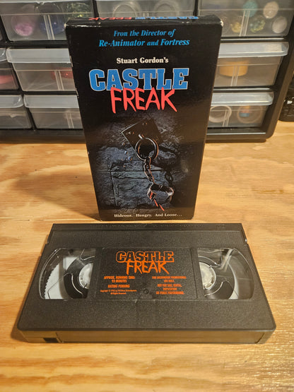 Castle Freak VHS, SCREENER/PROMO TAPE! Full Moon Entertainment. Rare Tape!
