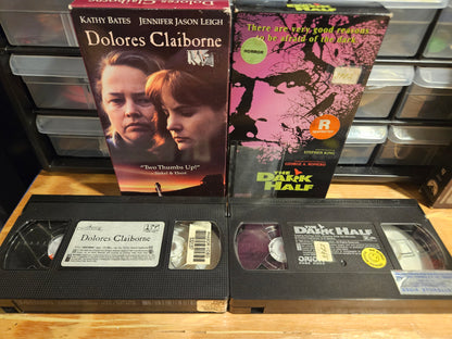 Stephen King VHS Set Cat's Eye, Thinner, Graveyard Shift, Dead Zone, Misery, Firestarter, Horror