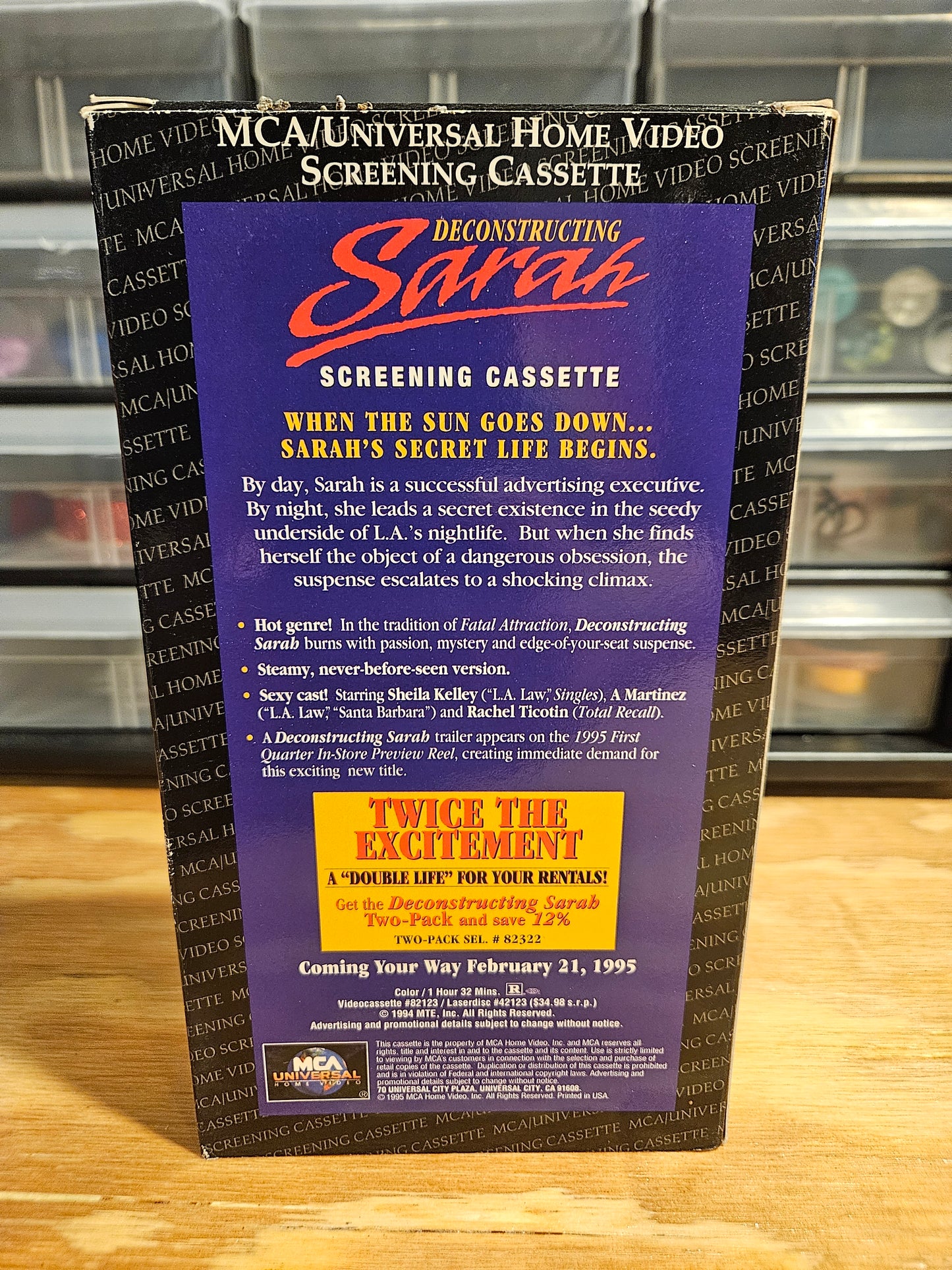 Deconstructing Sarah VHS SCREENER