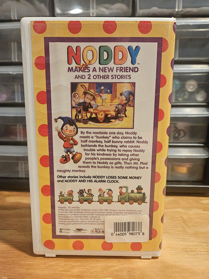 Noddy Makes A New Friend + 2 Other Stories VHS RARE