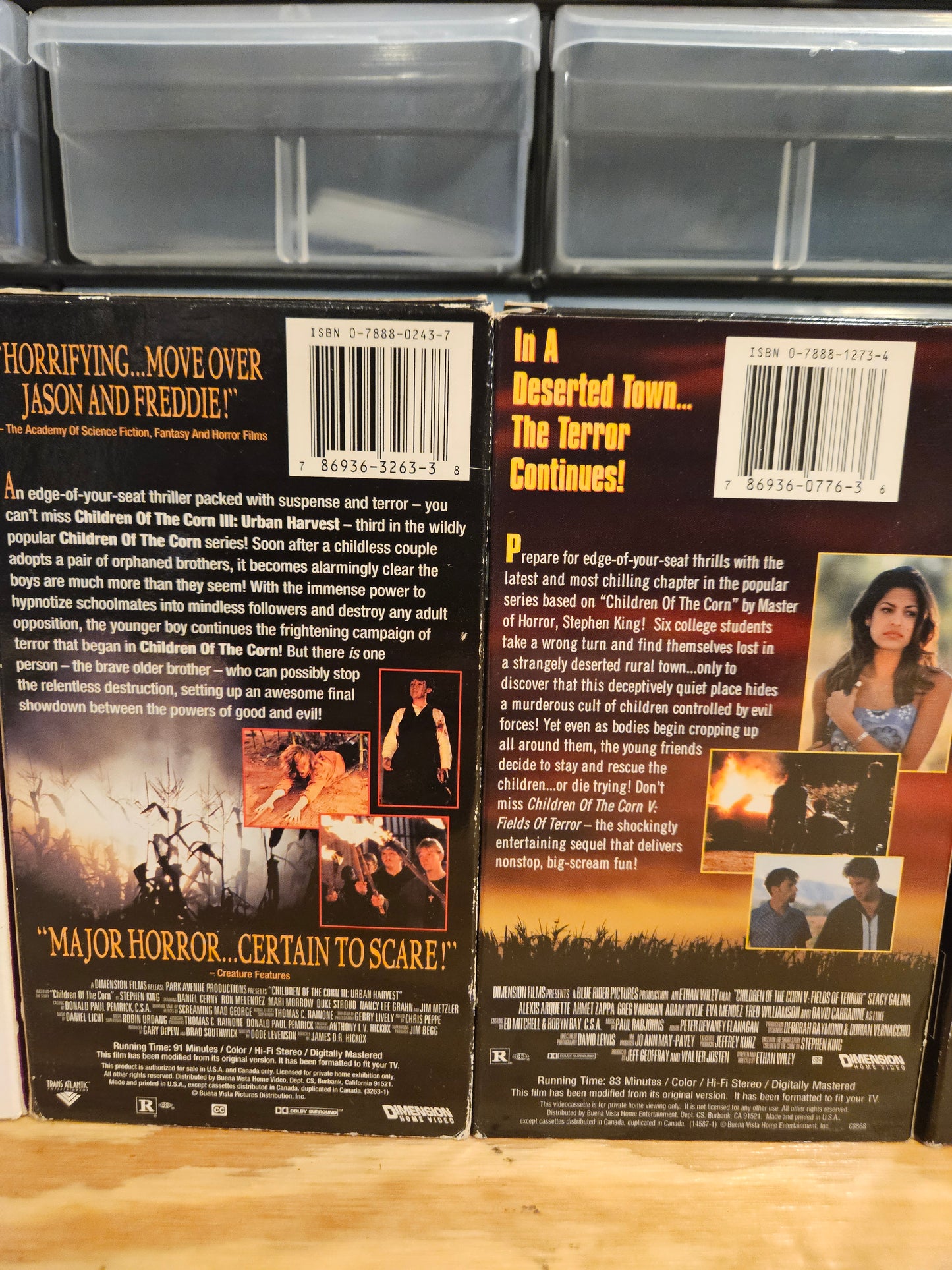 Children Of The Corn VHS Lot 1, 2, 3, 5, 666