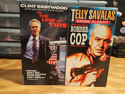 In The Line of Fire, Border Cop VHS set