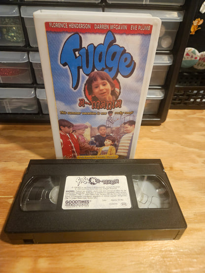 Fudge A-Mania VHS Judy Blume, Goodtimes, MCA Universal, Amblin