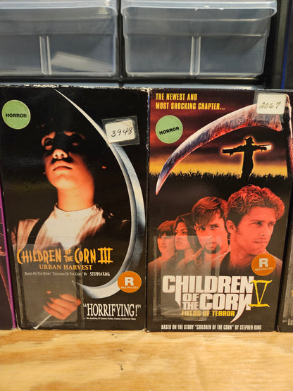 Children Of The Corn VHS Lot 1, 2, 3, 5, 666