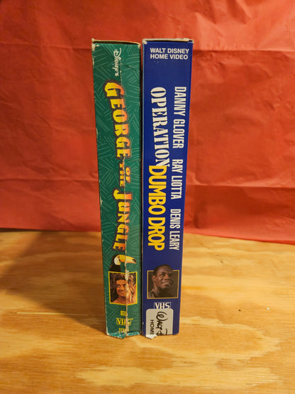 George of the Jungle & Operation Dumbo Drop VHS