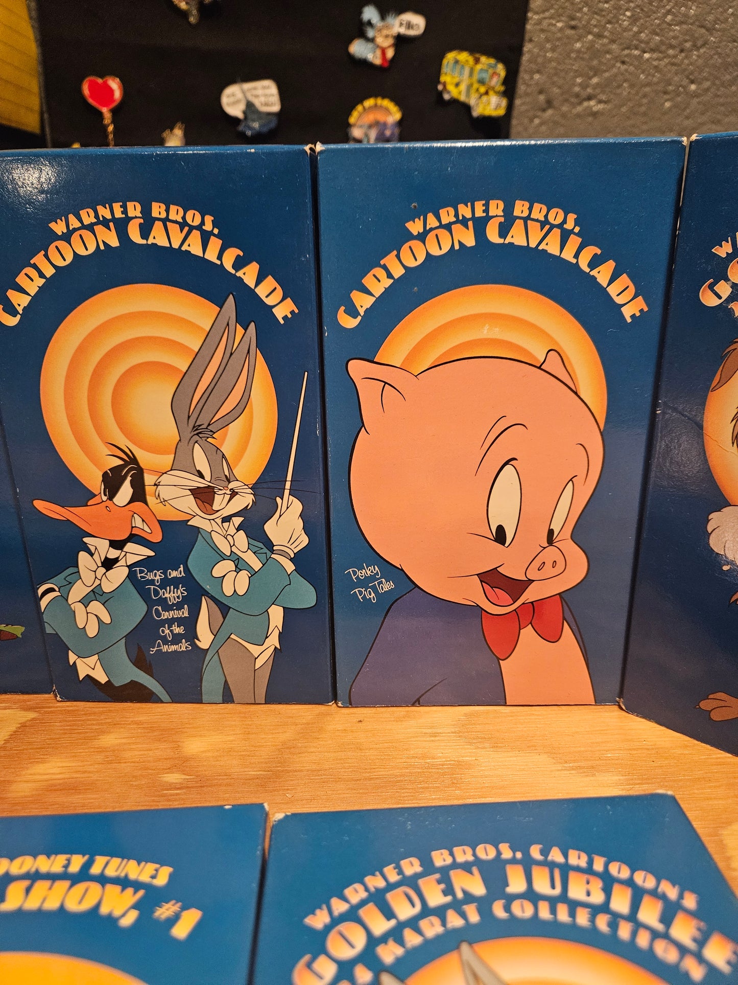 Looney Tunes - Warner Bros Golden Jubilee, Cartoon Cavalcade, The Looney Tunes Show VHS Lot