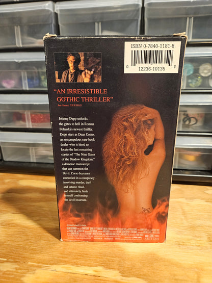 The Ninth Gate VHS, Thriller, Johnny Depp