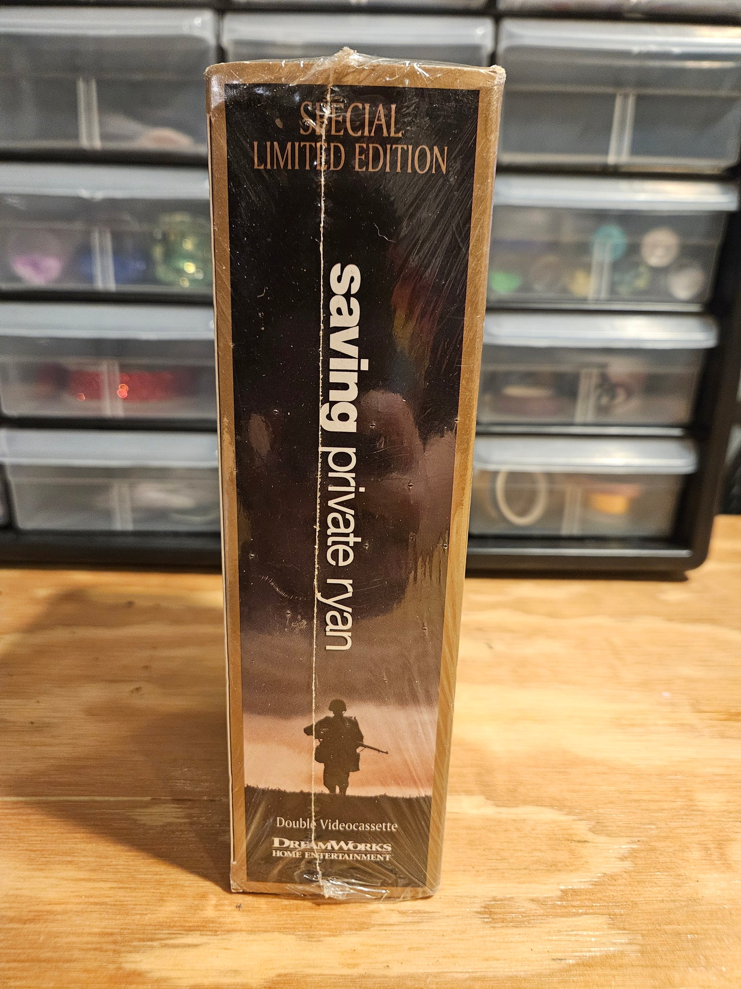 Saving Private Ryan VHS 2 tape set, special limited edition, SEALED Steven Spielberg, Tom Hanks, Matt Damon, War