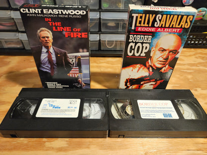 In The Line of Fire, Border Cop VHS set