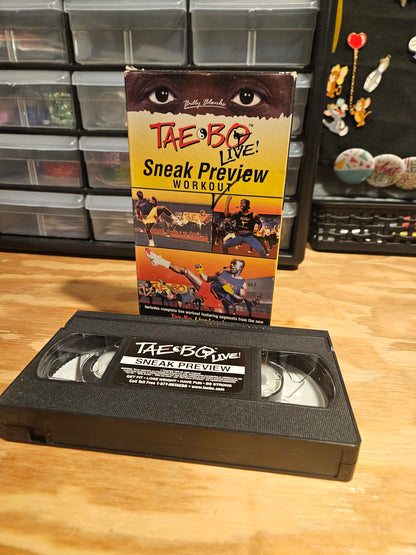 Tae Bo Live Sneak Preview Workout VHS