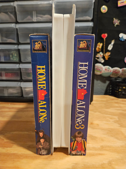 Home Alone 1, 2, 3 VHS Set, Macaulay Caulkin, 20th Century Fox, Christmas Movies