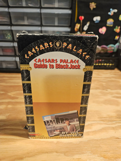 Caesars Palace Guide to BlackJack VHS By Wil Shriner