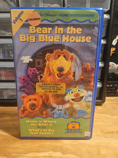 Bear in the Big Blue House VHS - Home is Where the Bear Is & What's in the Mail Today?