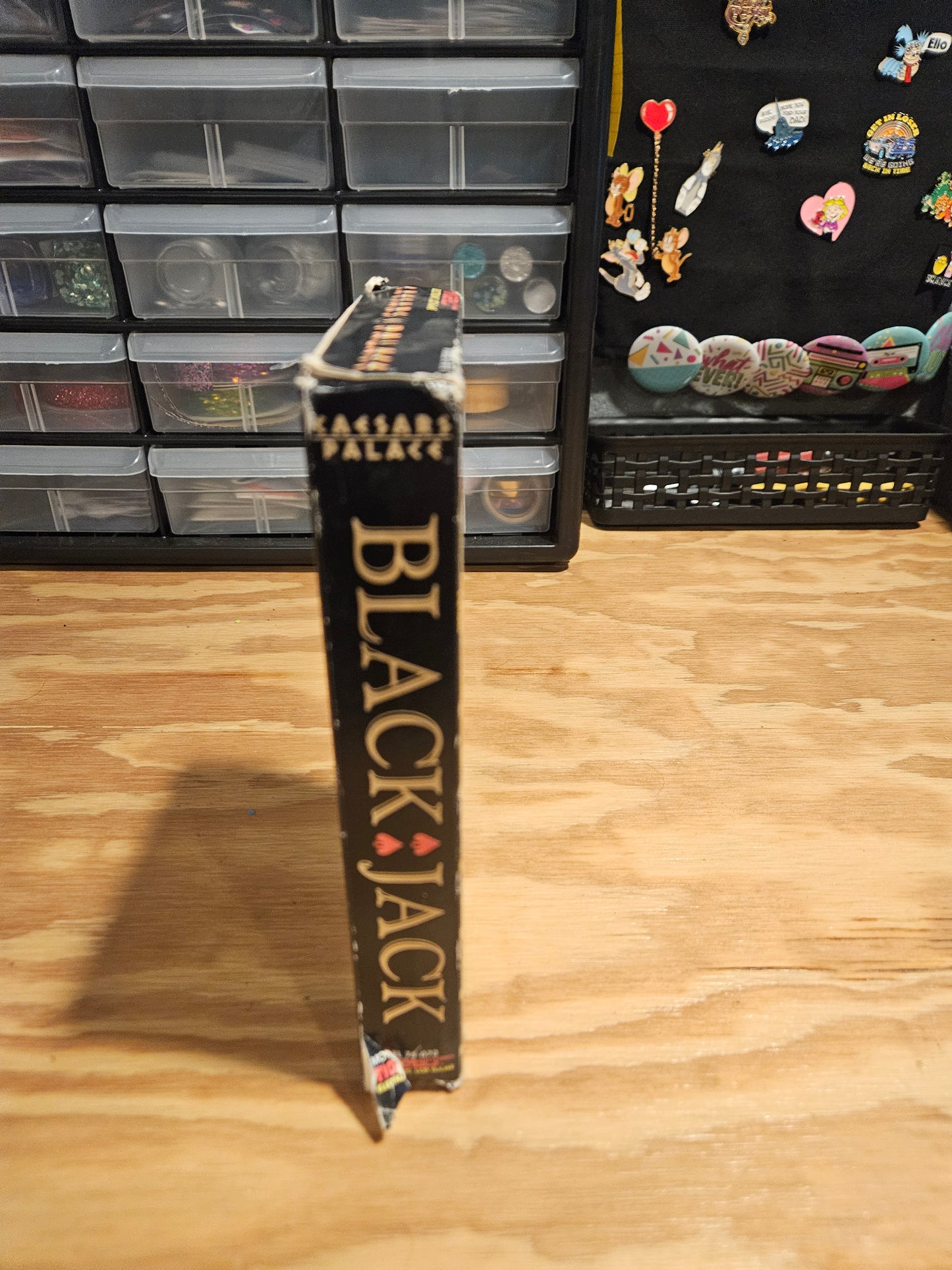 Caesars Palace Guide to BlackJack VHS By Wil Shriner