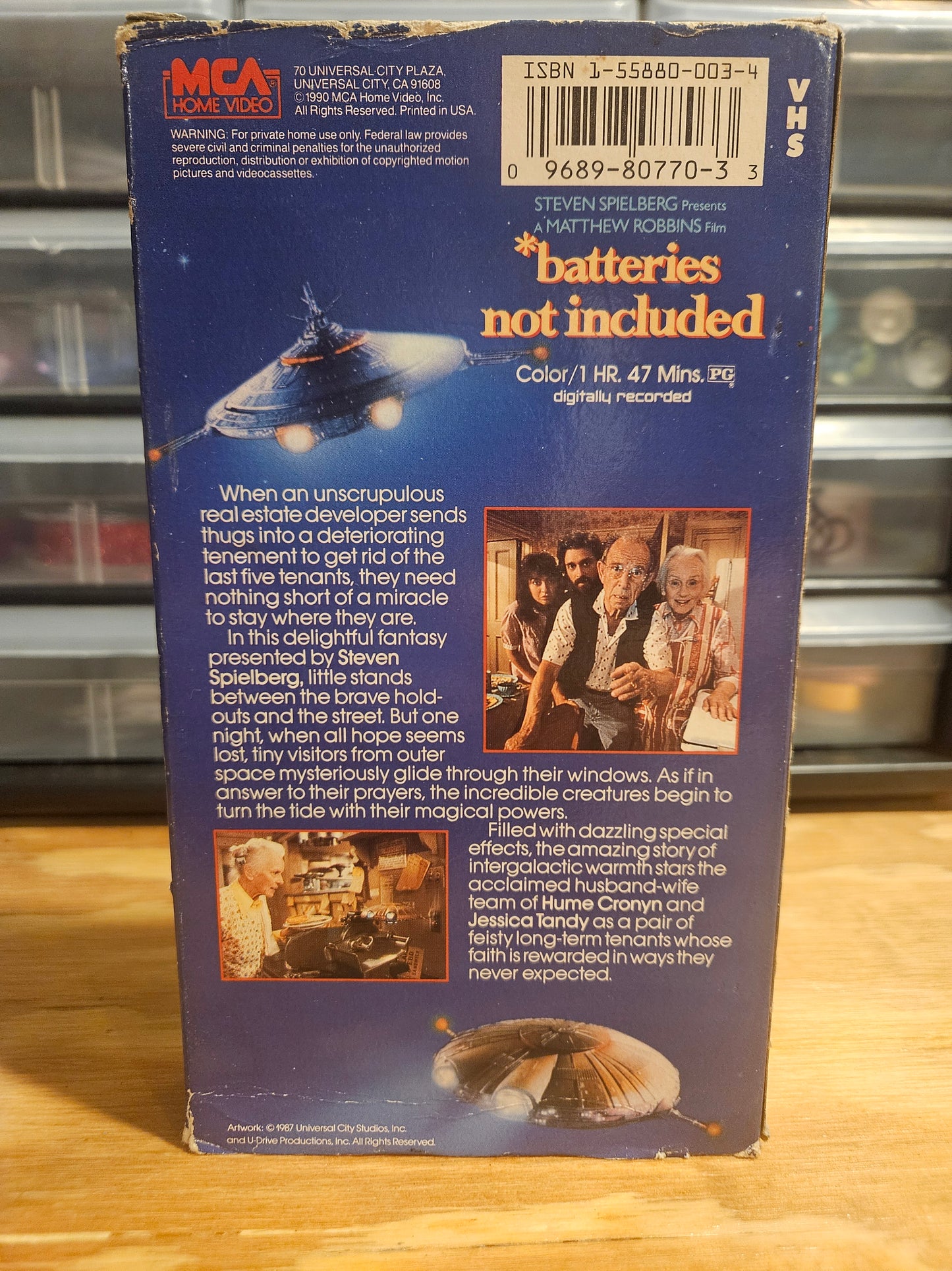 Batteries Not Included VHS, MCA, Spielberg