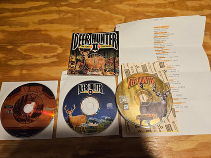 Deer Hunter 1, 2, 3 CD-ROM Games