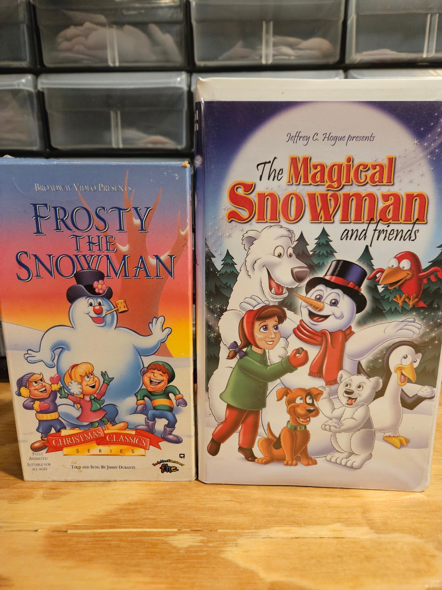 Frosty the Snowman and The Magical Snowman Set Christmas VHS