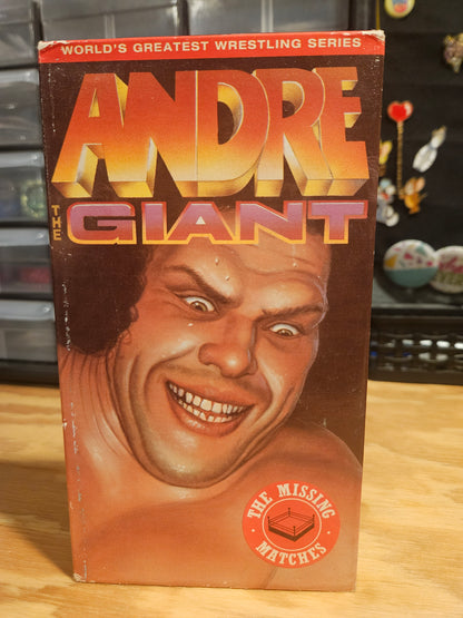 Andre The Giant The Missing Matches VHS, Wrestling