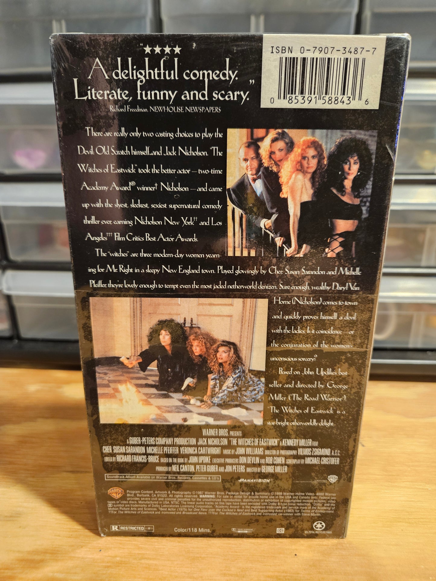 The Witches of Eastwick, SEALED, Nicholson, Cher, Sarandon, Pfeiffer, Warner Bros Hits