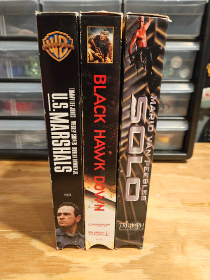 U.S. Marshals, Black Hawk Down, Solo VHS set, Military, War