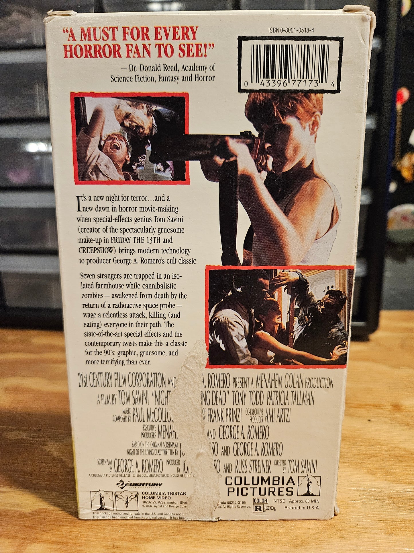 Night of the Living Dead VHS REMAKE, George Romero, Horror