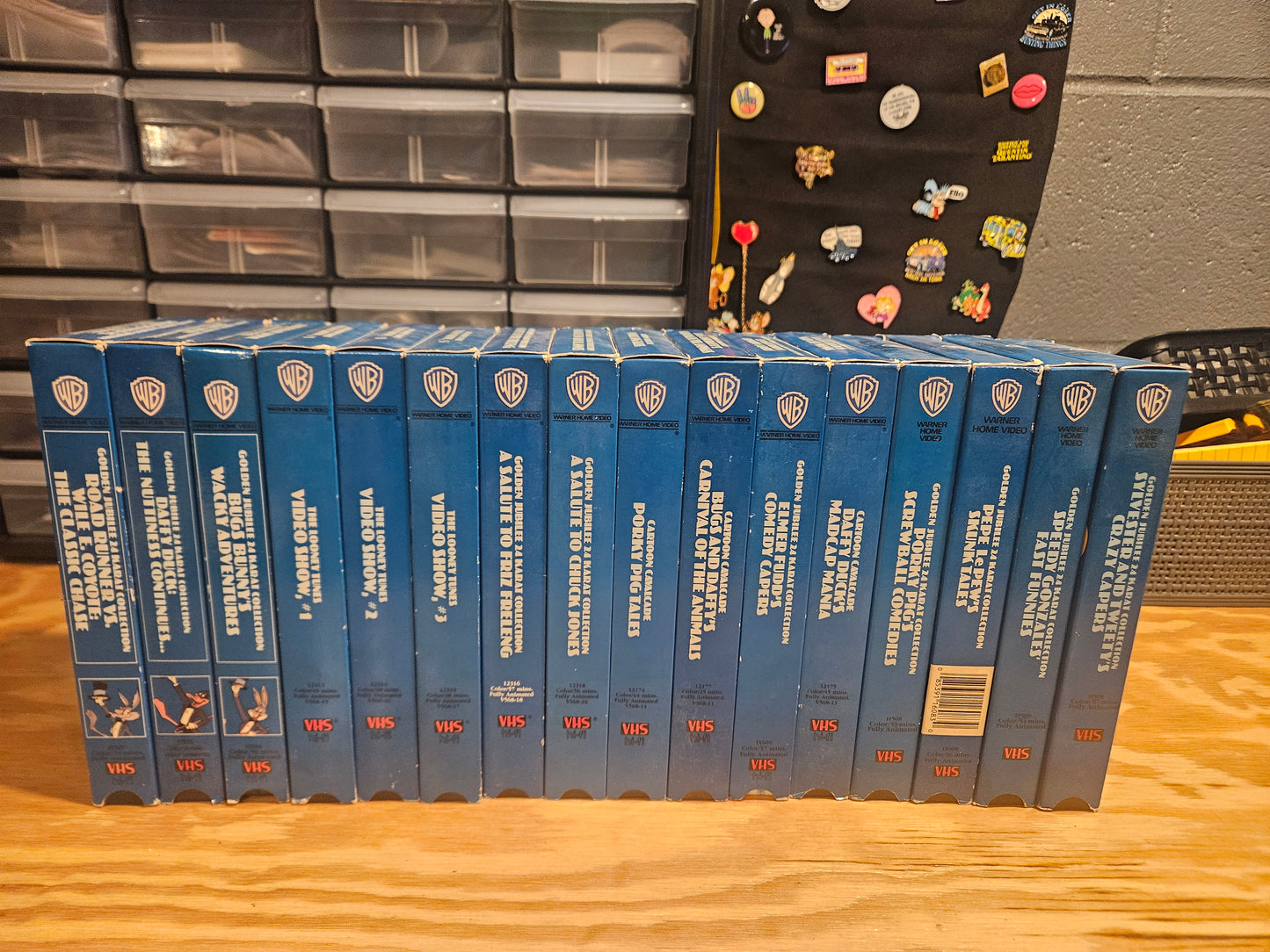 Looney Tunes - Warner Bros Golden Jubilee, Cartoon Cavalcade, The Looney Tunes Show VHS Lot