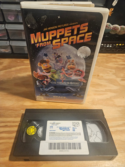 Muppets From Space VHS, Jim Henson. Previous Rental Video!