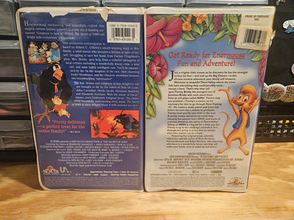 The Secret Of NIMH 1 & 2 VHS Set