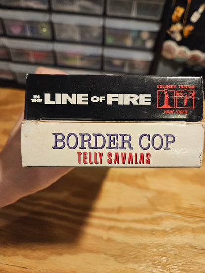 In The Line of Fire, Border Cop VHS set