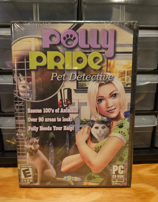 Polly Pride Pet Detective PC CD-ROM, New in box