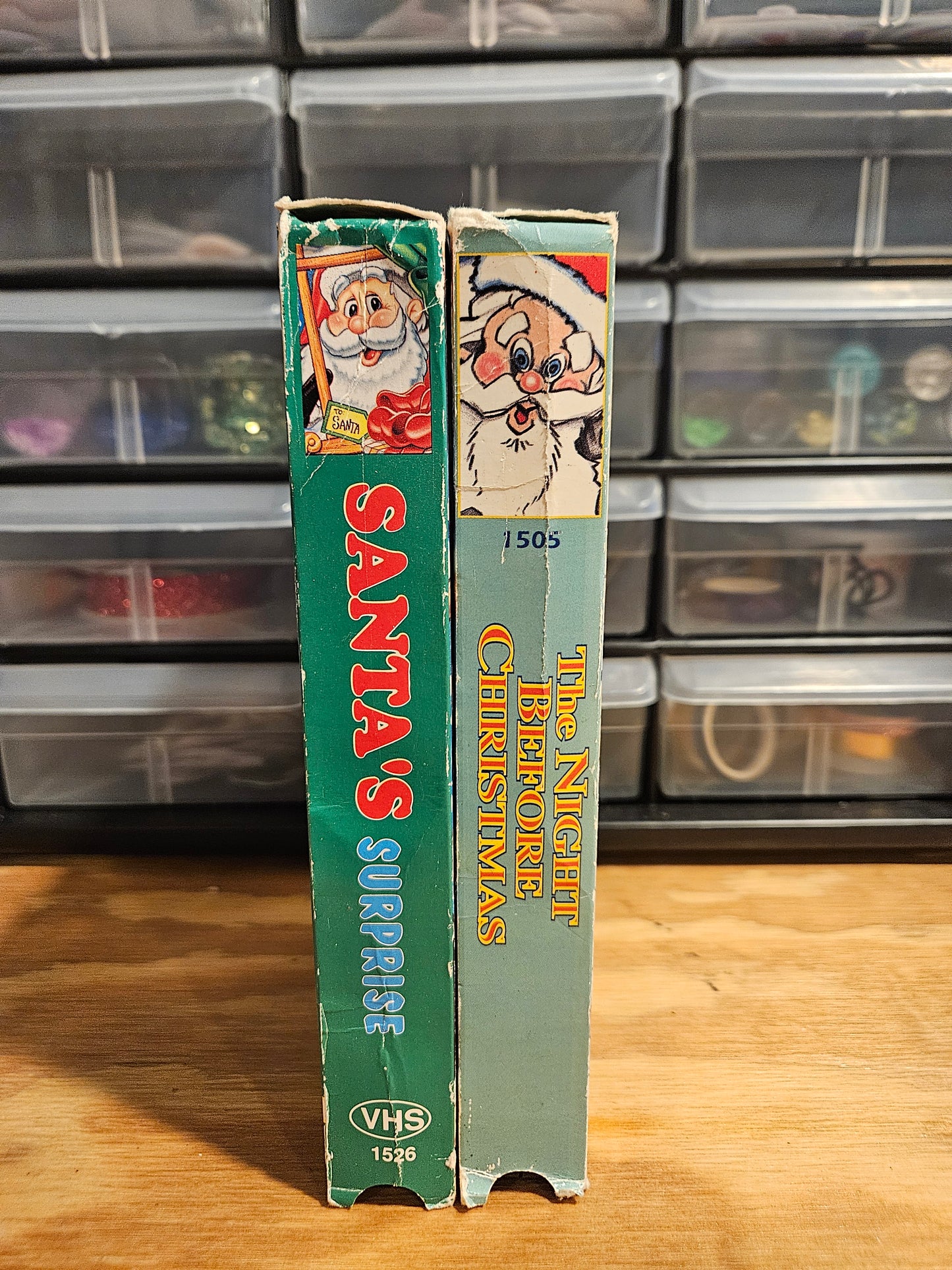 Santa VHS Set- Santa's Surprise and The Night Before Christmas