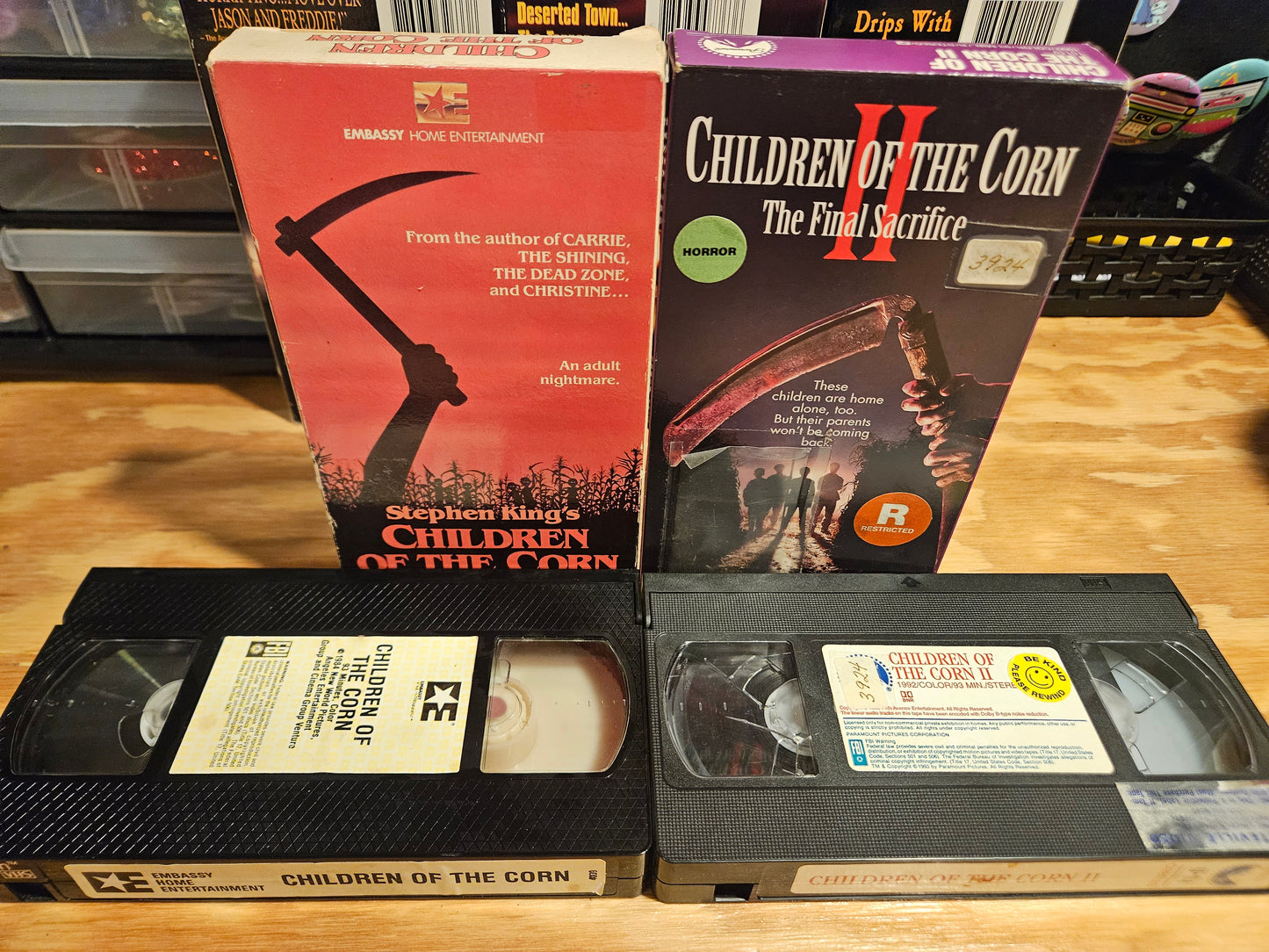 Children Of The Corn VHS Lot 1, 2, 3, 5, 666